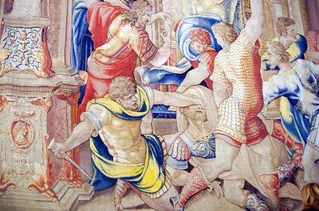 Museum tapestry caesar