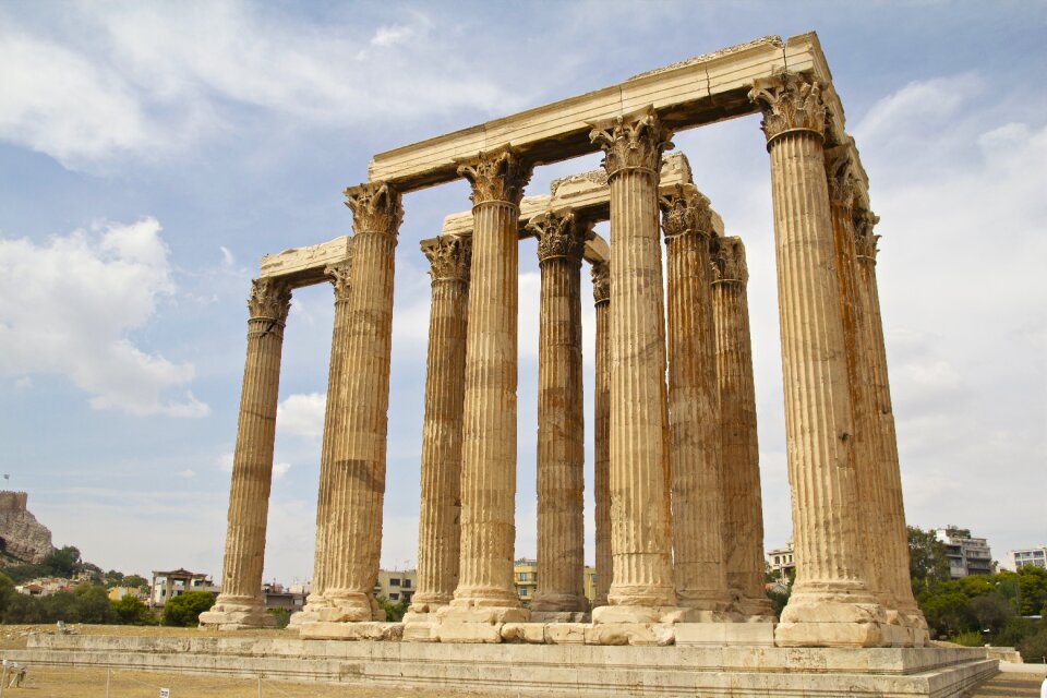 Greek sightseeing summer