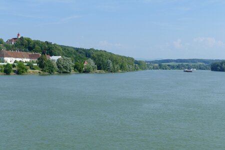 Danube valley panorama landscape
