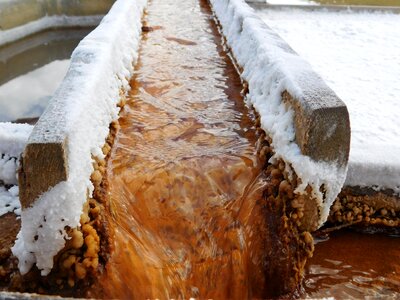 Saline mineral production photo