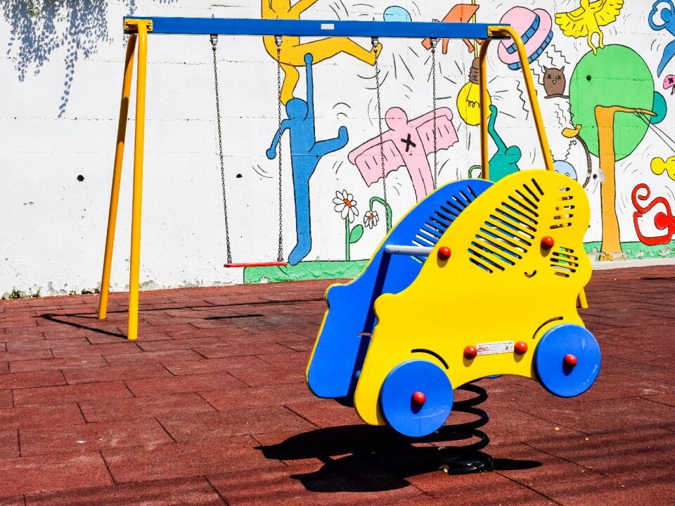 Kindergarten kids playground preschool