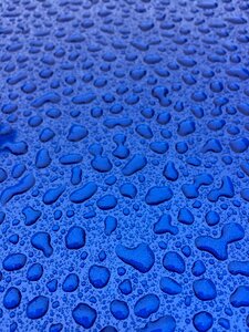 Droplets blue