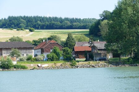 Danube valley panorama landscape