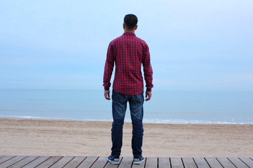 Male people relax