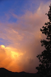 Sunset evening sky weather mood photo
