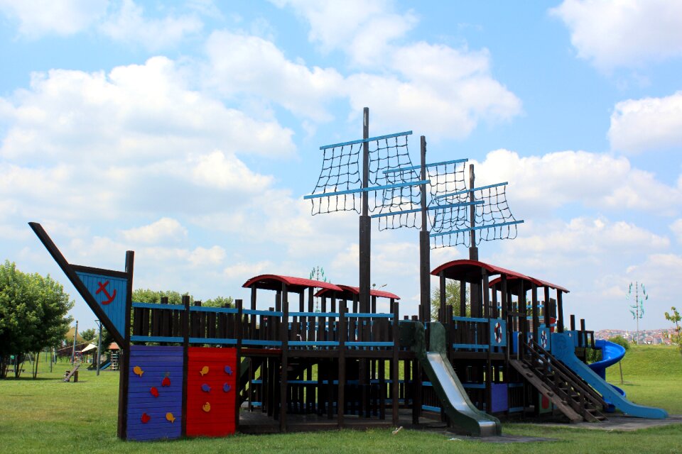 Playground park beach