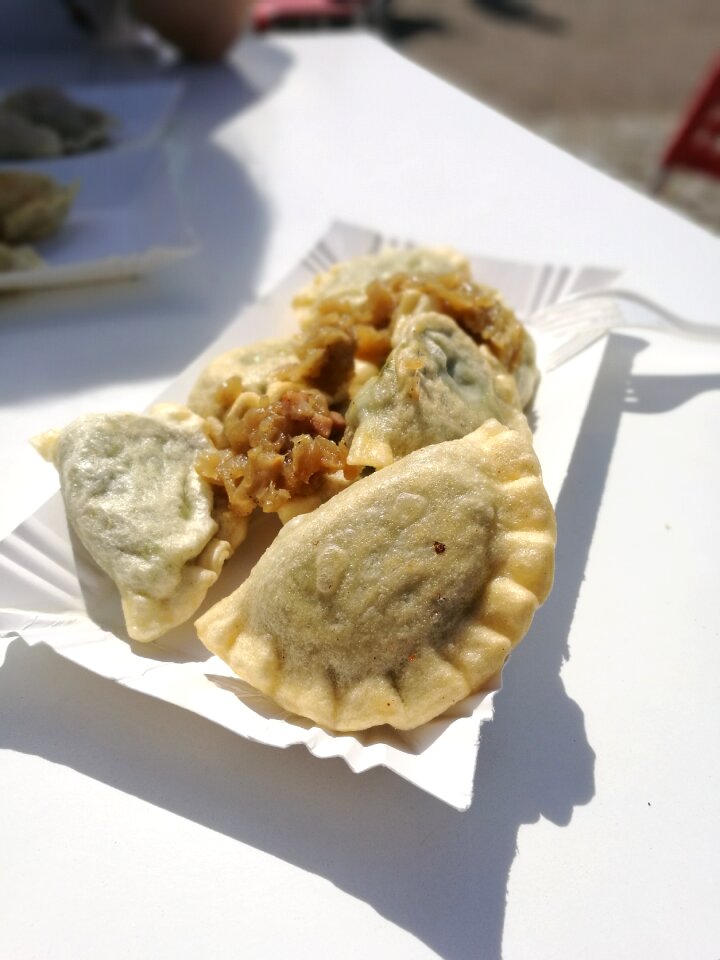 Russian outdoor pierogi ruskie