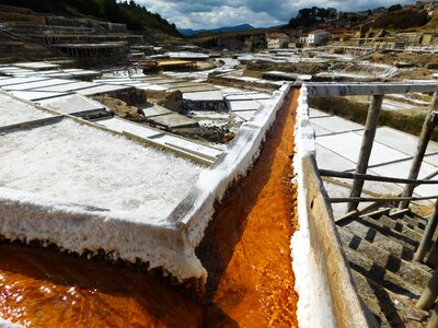 Saline mineral production
