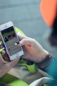 Mobile phone smartphone femininity