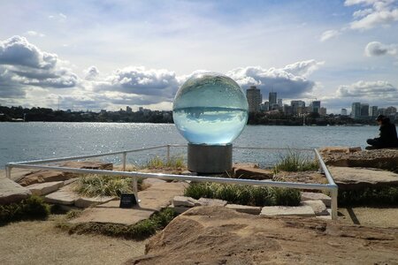 New south wales australia glass ball
