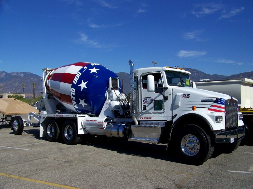 Mechanical engineering concrete mixer truck tanker