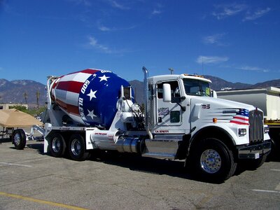 Mechanical engineering concrete mixer truck tanker