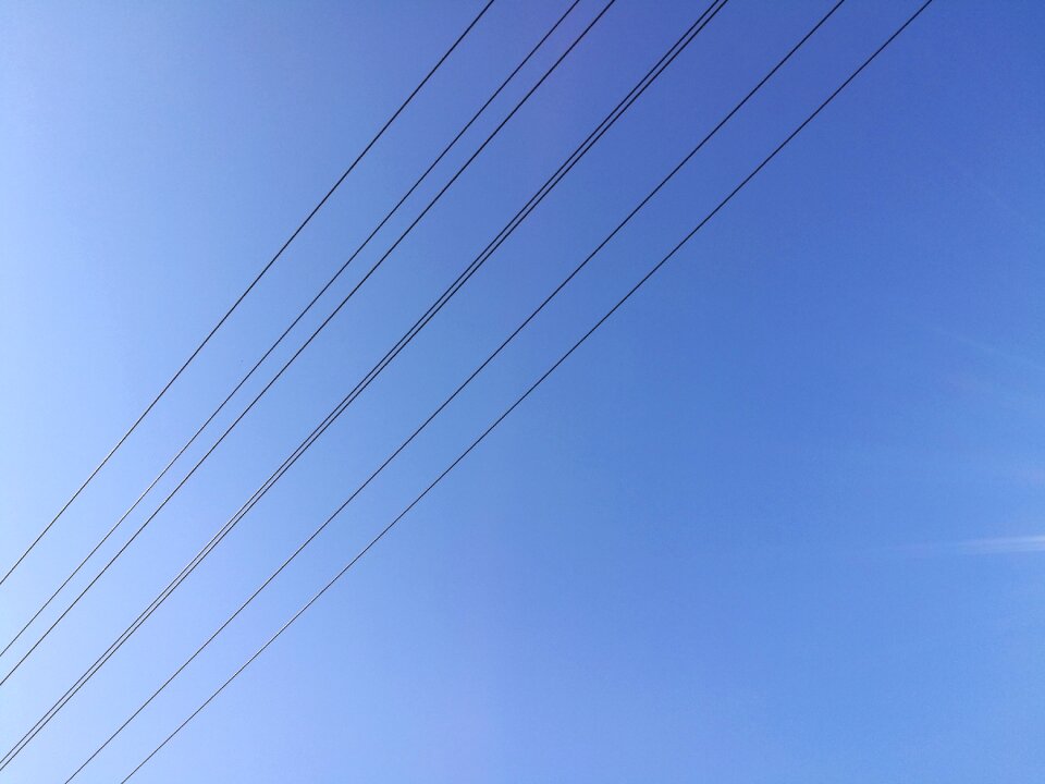 Sky blue line