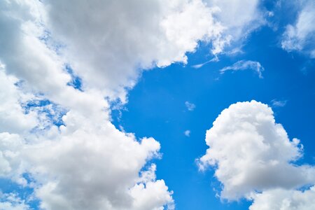 Sky clouds white photo