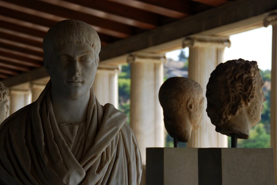 Sculpture column athens