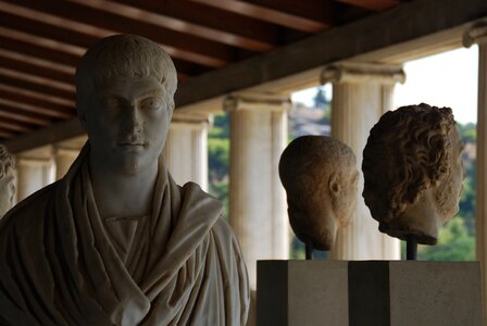 Sculpture column athens