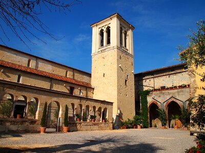 Verona italy the church of san giovanni in valle photo