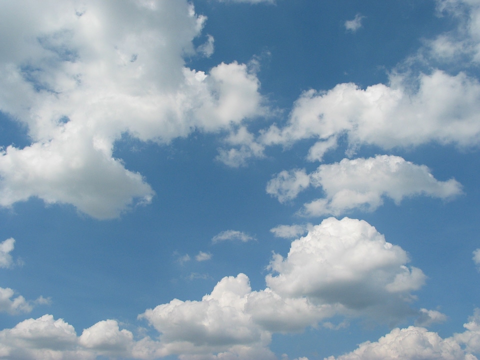 Clouds heaven summer