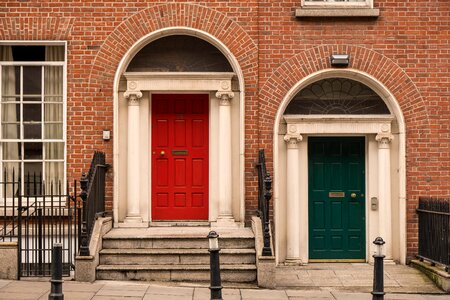 Dublin house entrance come in
