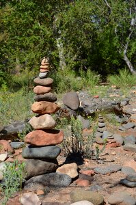 Southwest desert rocks photo