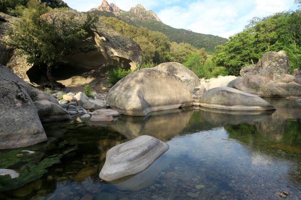 Mountain landscape rocks