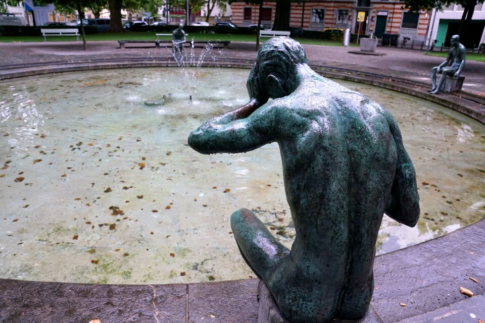 Zurich water feature water