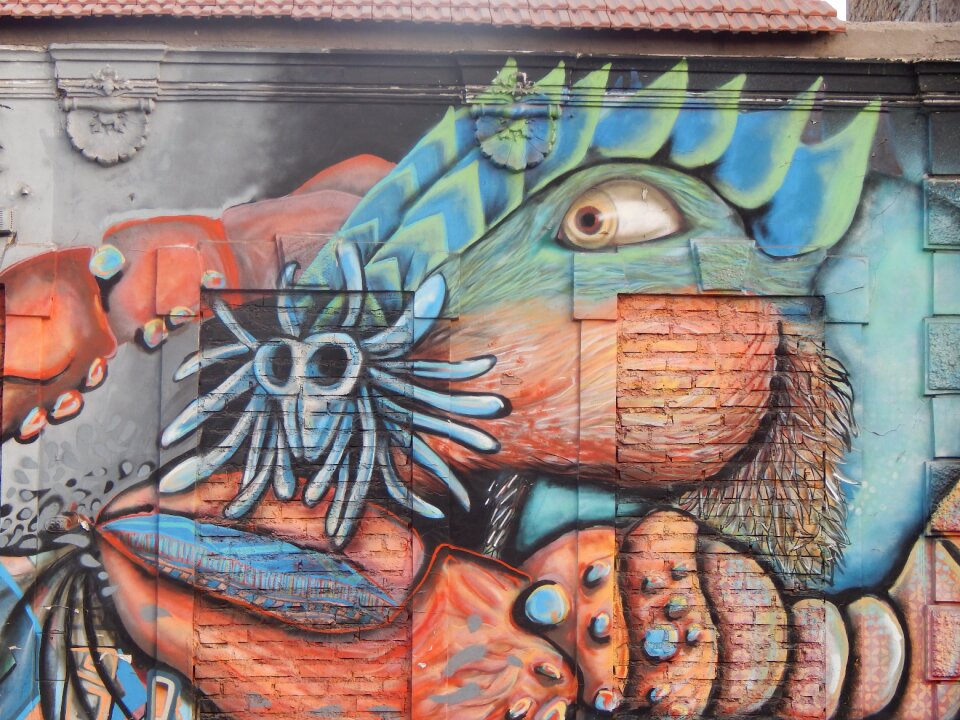 Wall street art graffiti