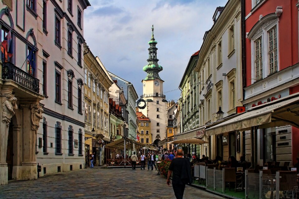 Slovakia the capital city of st michael's street