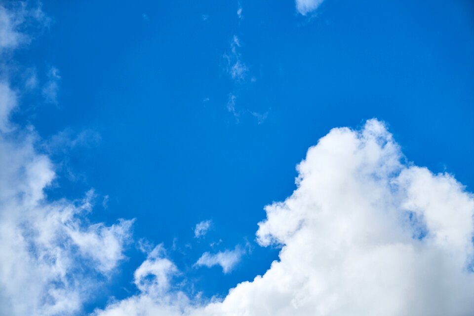 Cloud blue sky