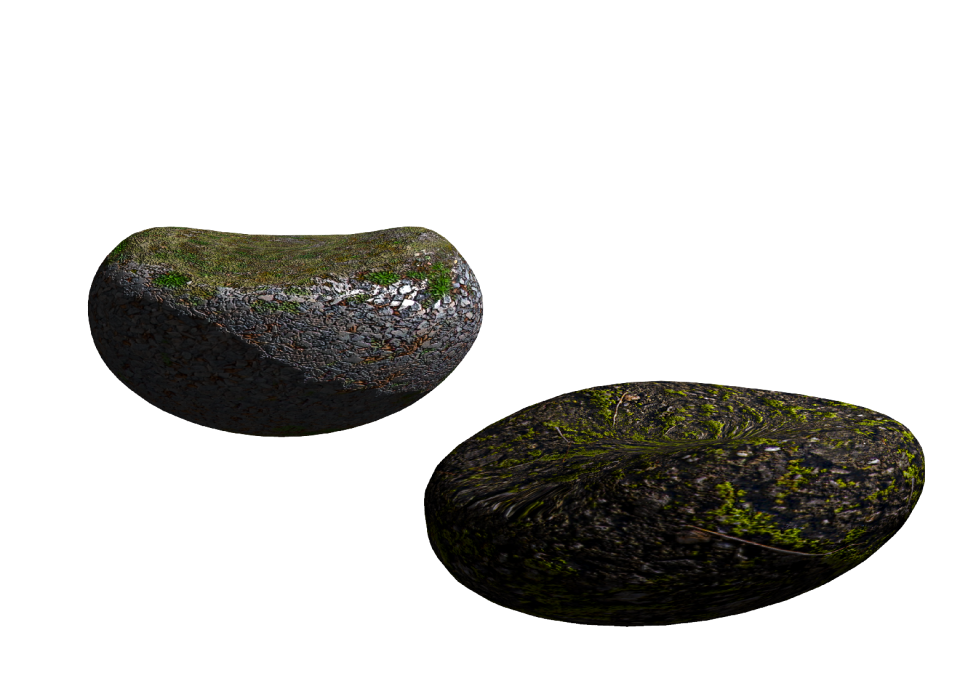 Stones isolated texture