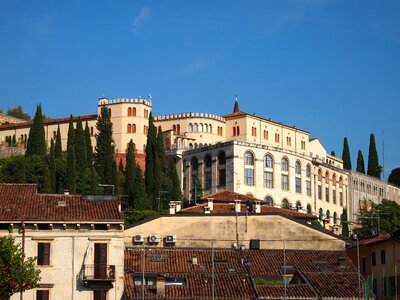 Verona italy colle san pietro photo