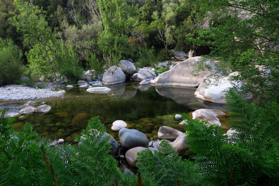 France water courses summer