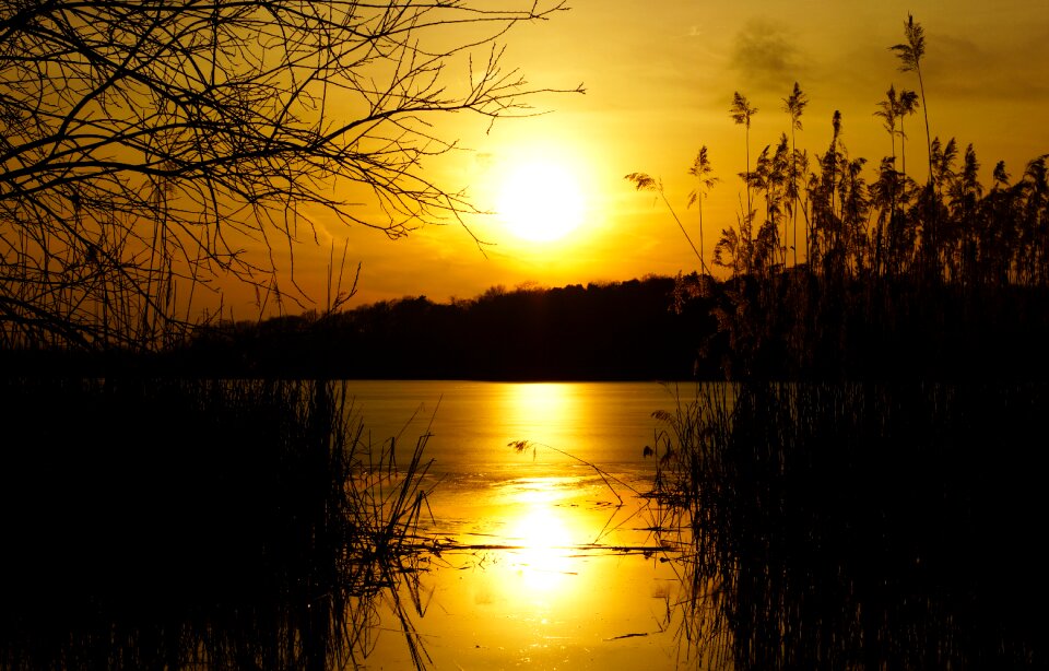 Potsdam sunset sun