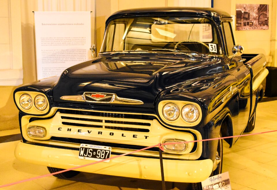 Old exhibition chevrolet