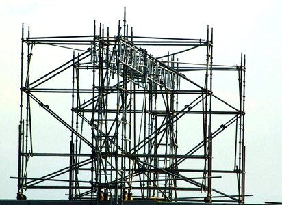 Scaffolding steel work