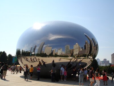 Mirror chicago buildings