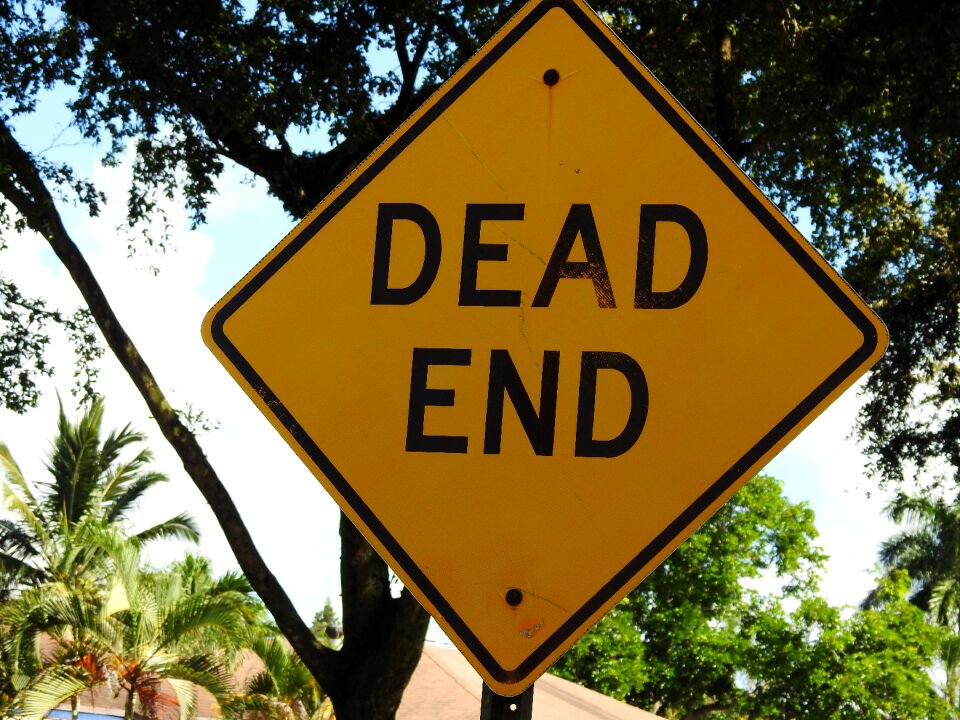 Road warning caution