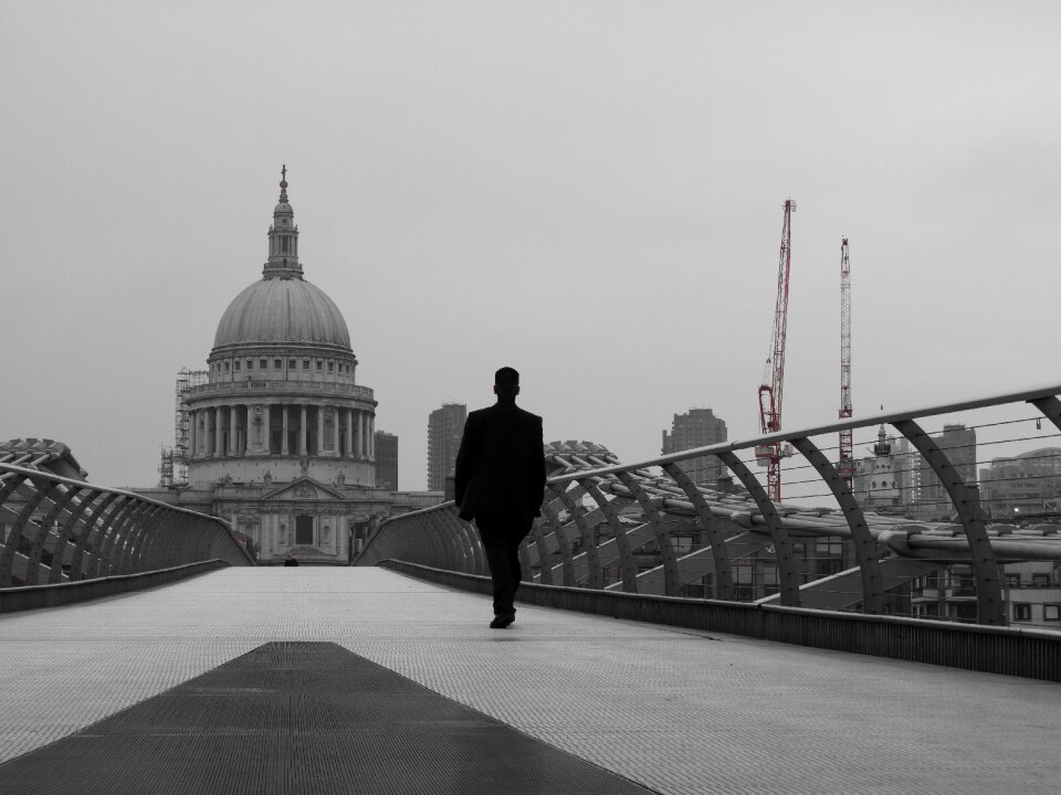 Millennium bridge street photography