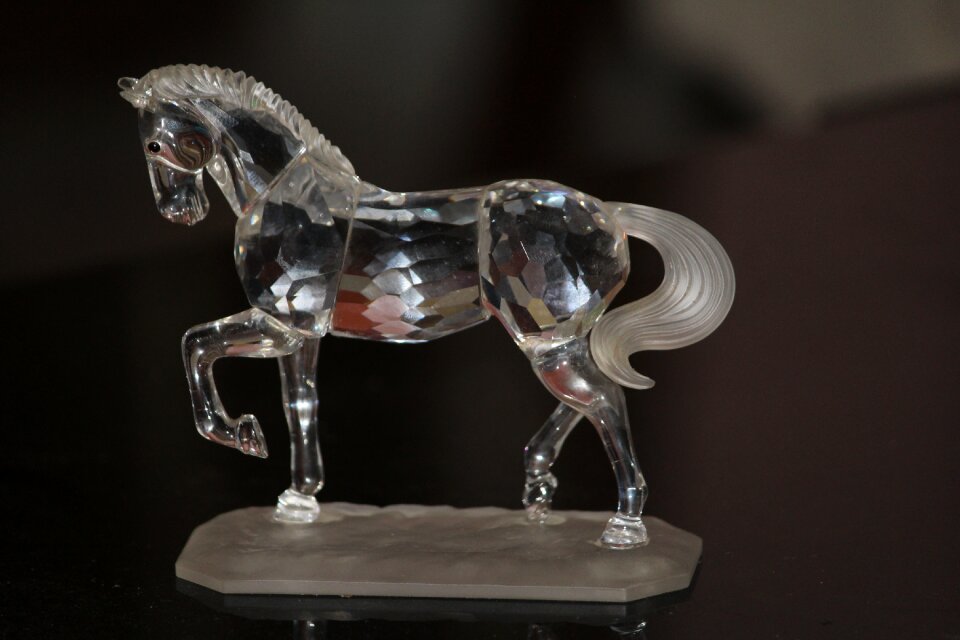 Shine crystal horse