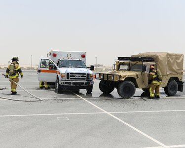 Air force base exercise photo