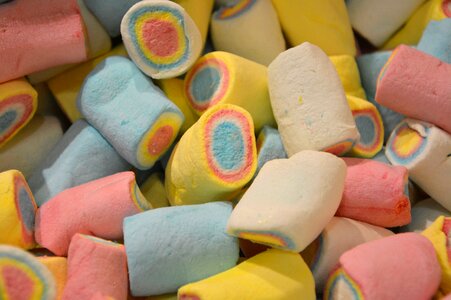 Marshmallow sweets sugar power
