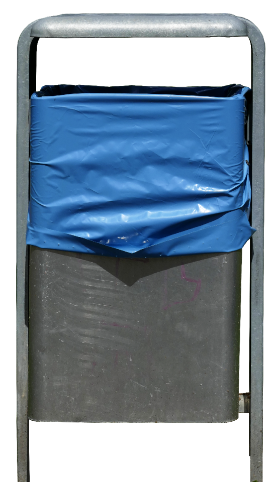 Trash can disposal waste