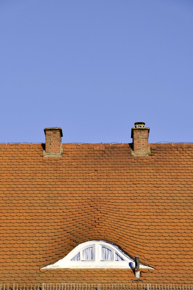 Architecture red tile