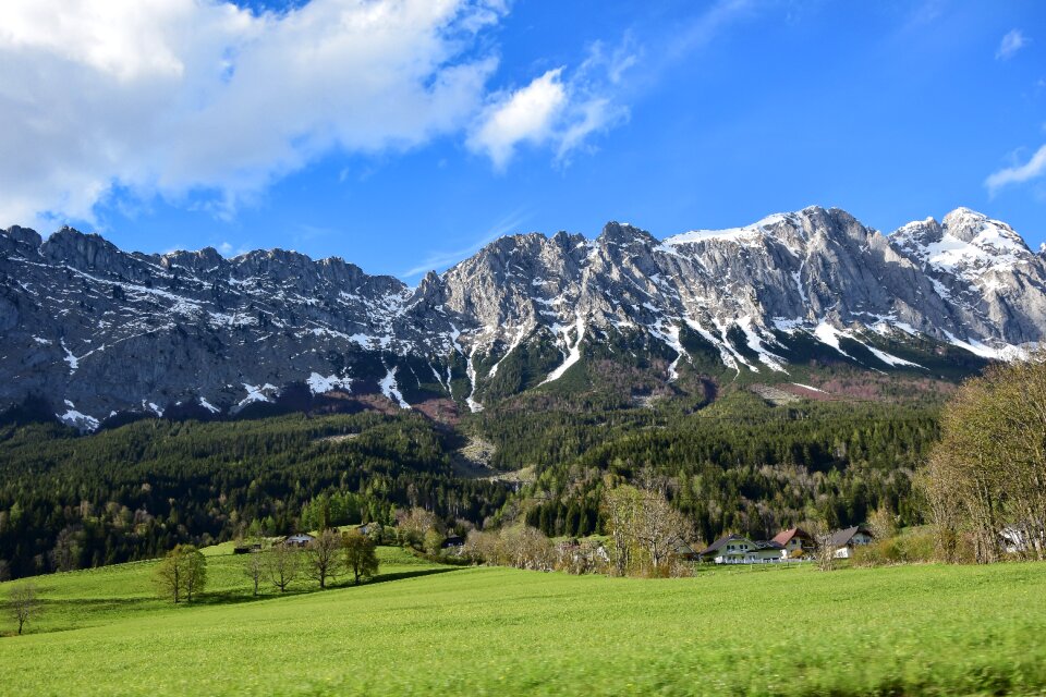 Austria landscape village