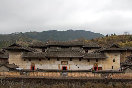 Fujian earth building traditional building photo