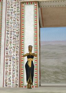 Ancient egypt woman hieroglyphs