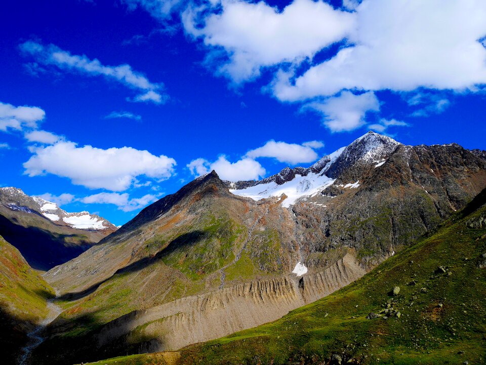 Sky clouds high mountains