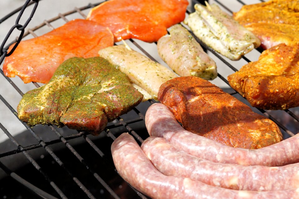 Barbecue steak tasty