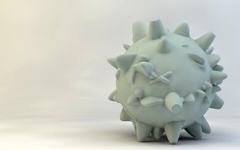 Sphere sense of science and technology 3d model