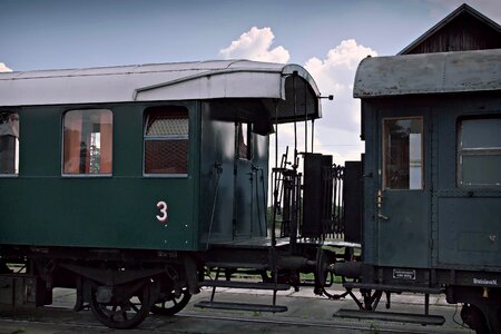 The historical train slovakia retro